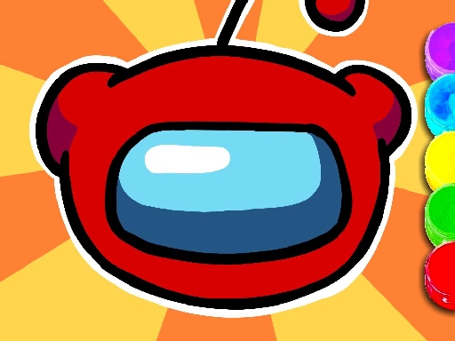 Among Us Coloring Book image