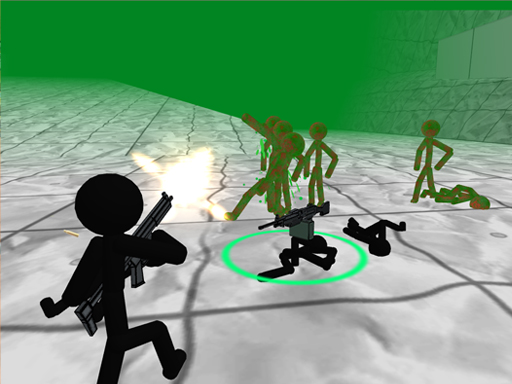 Stickman Killing Zombie 3D image