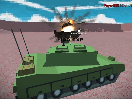 Helicopter And Tank Battle image